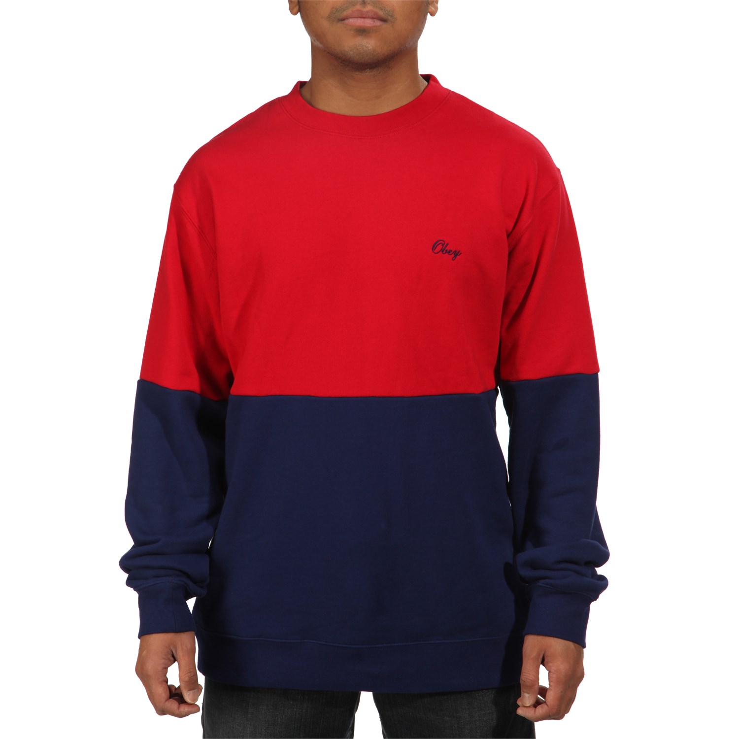 red obey sweatshirt