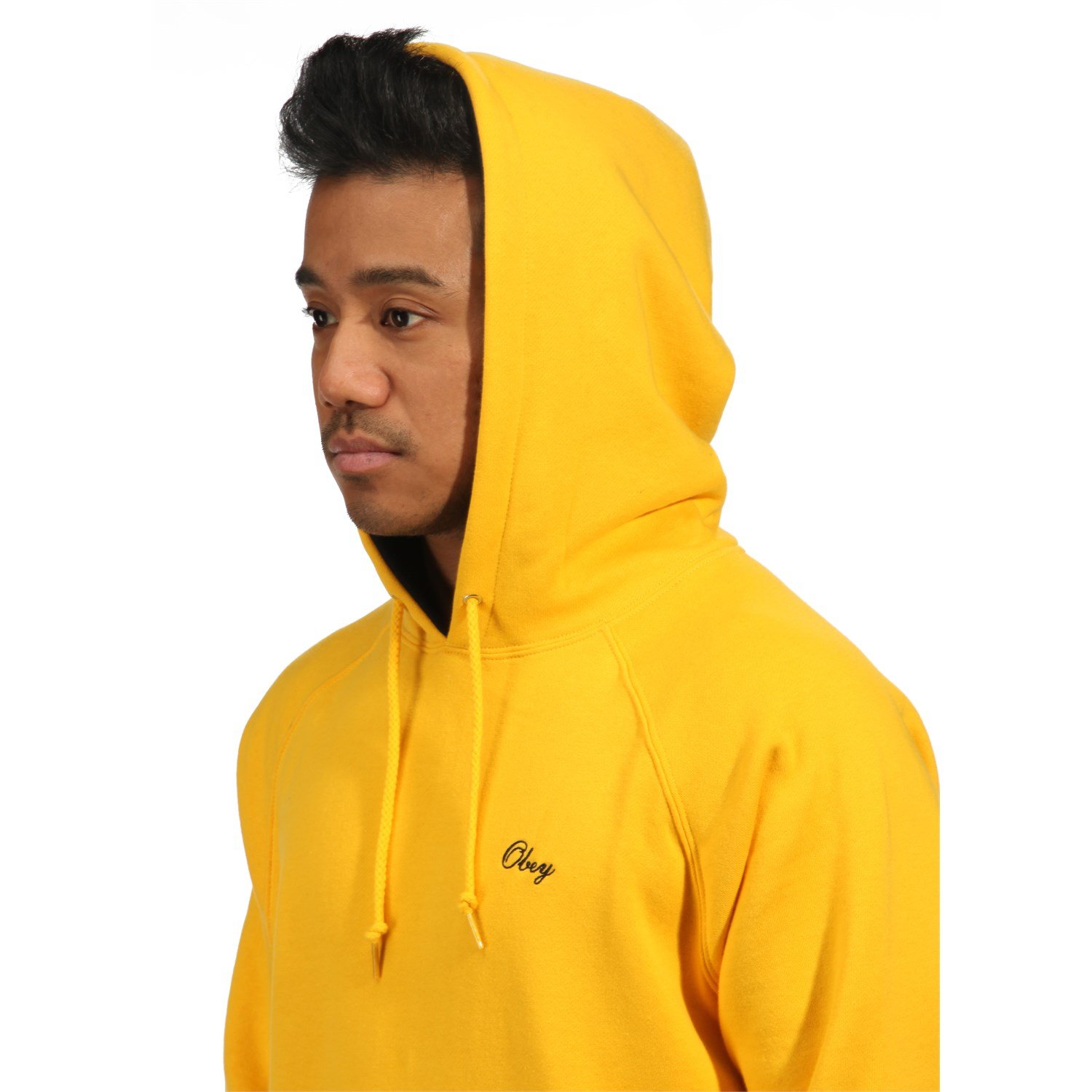 yellow obey hoodie