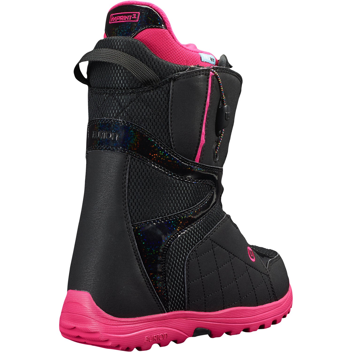 6 Burton Womens Mint Snowboard Boots 2015 Black-Mint