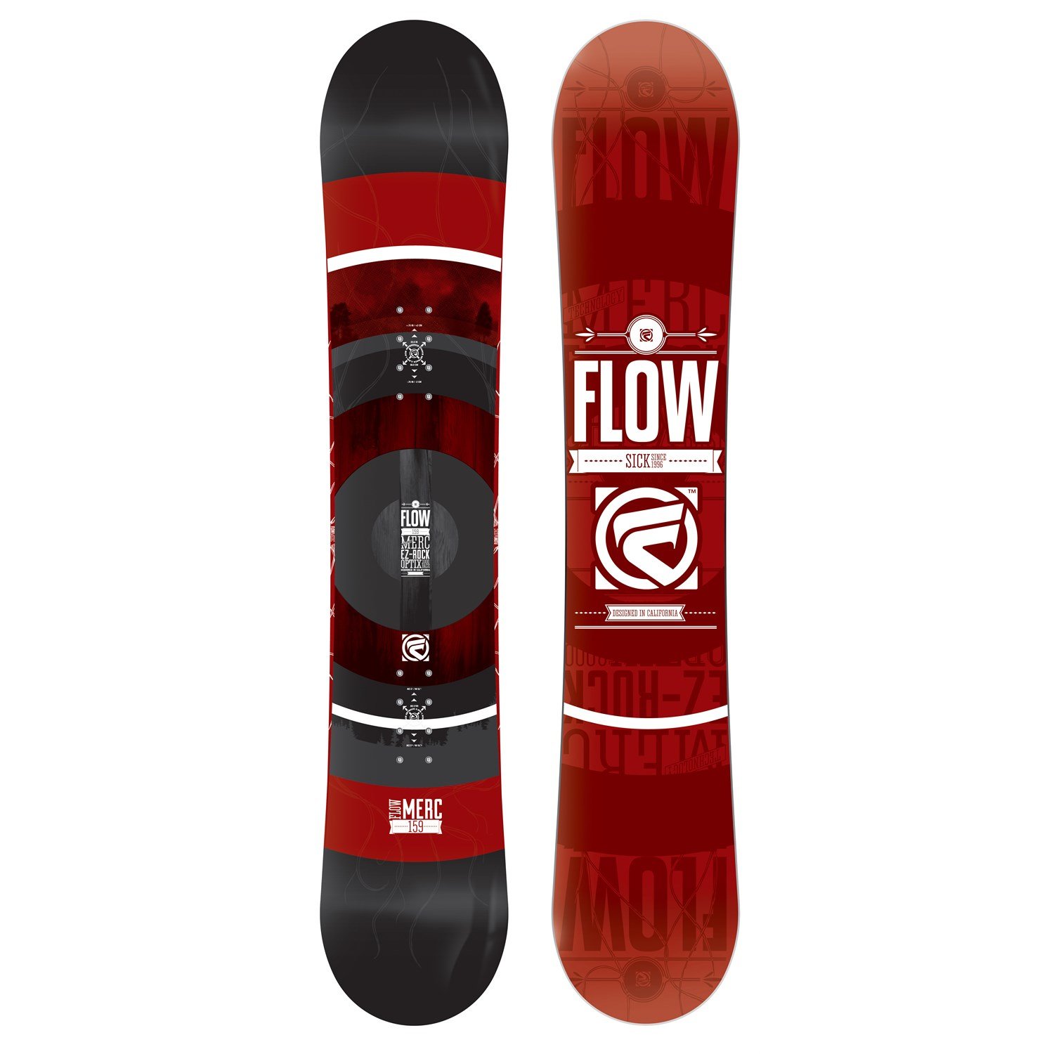 Huh Ster stroomkring Flow Merc Black Snowboard 2015 | evo