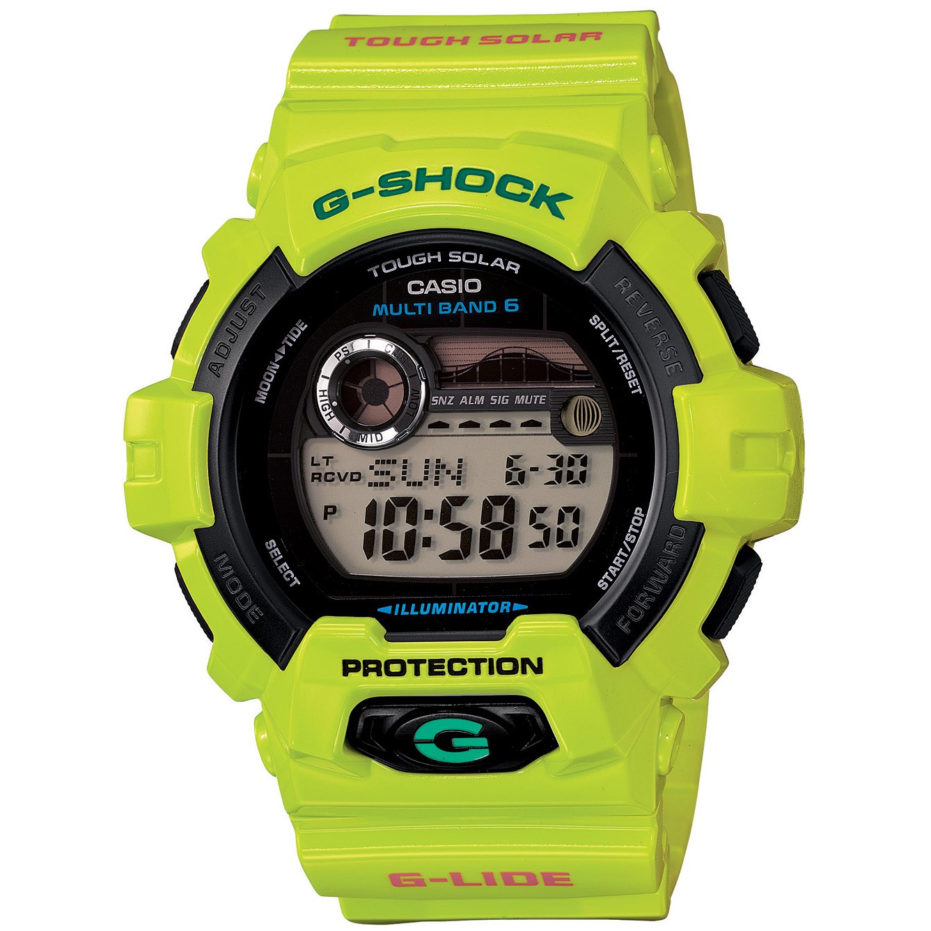 G-Shock GWX-8900 GLIDE with Tide Graph Watch | evo