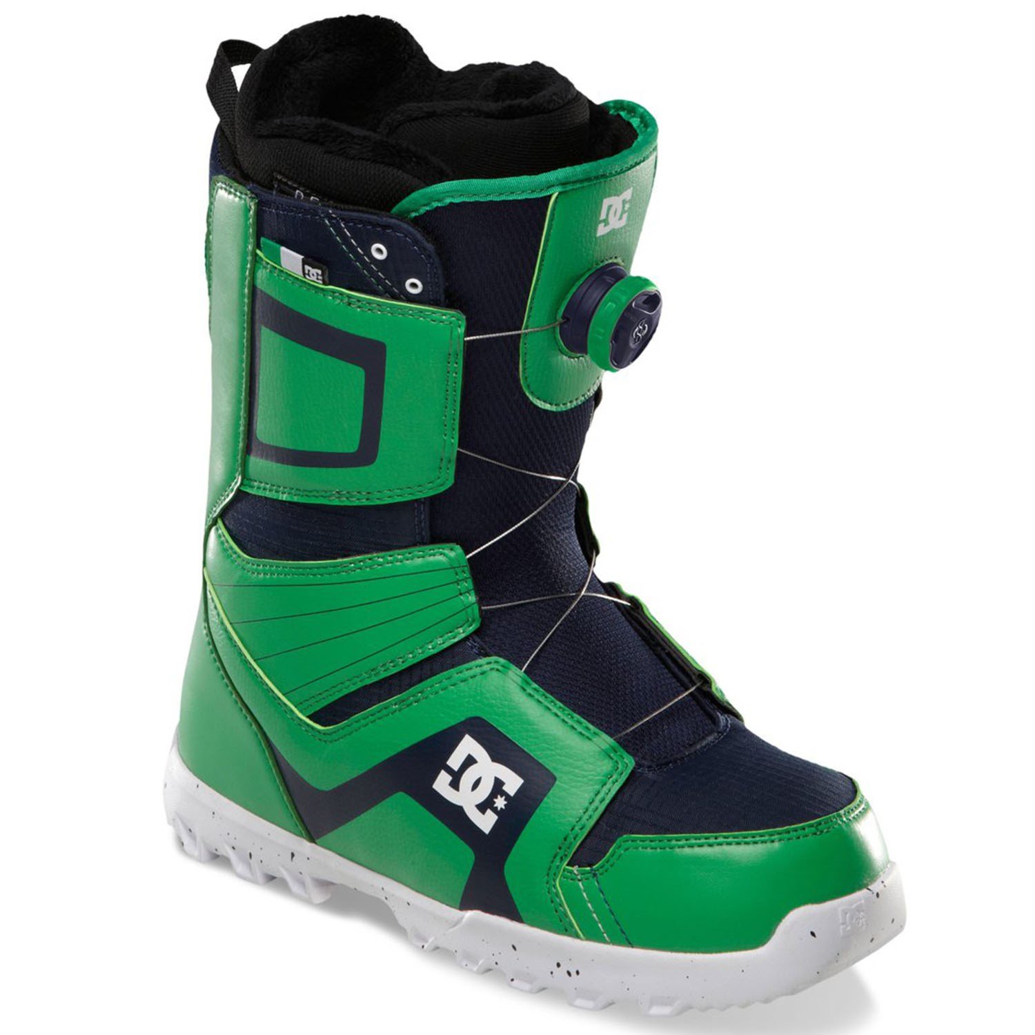 green snowboard boots