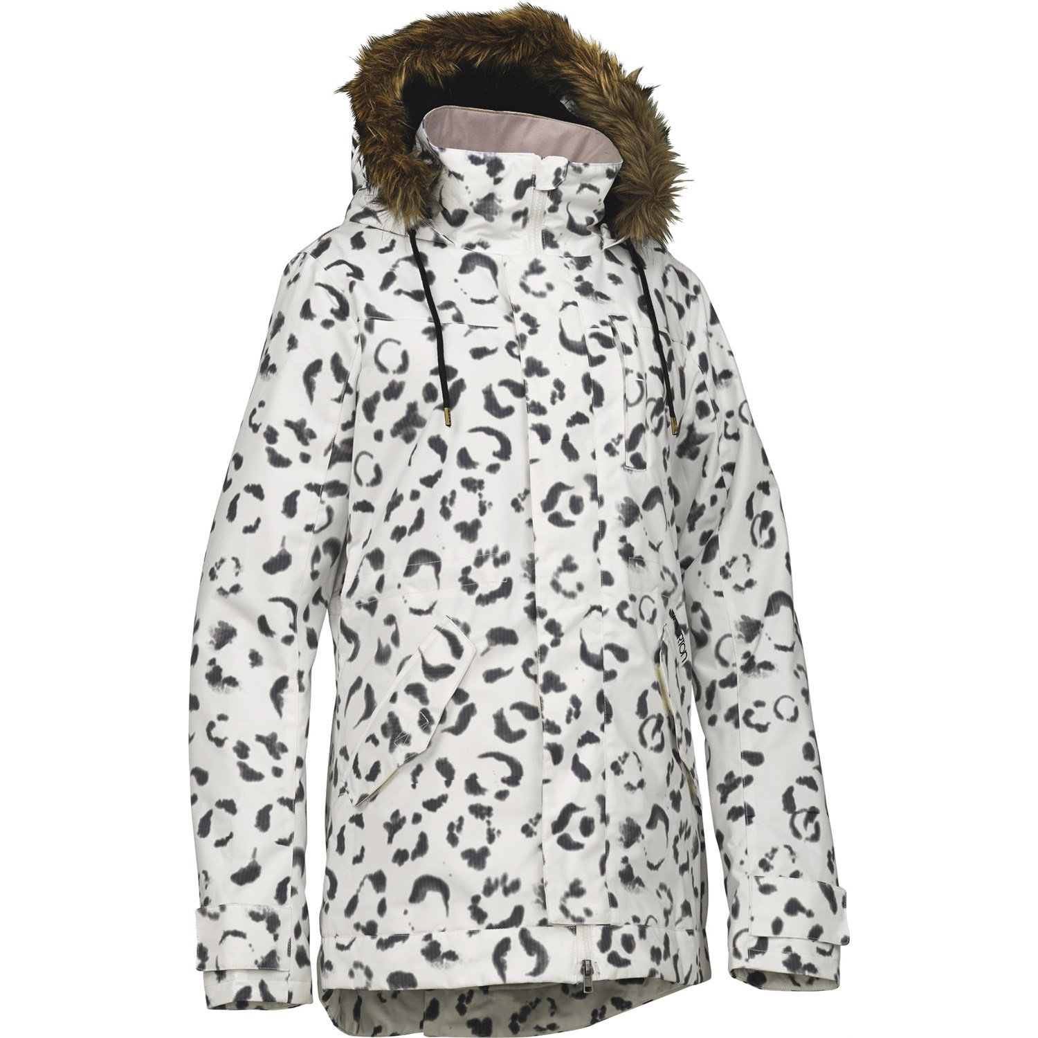 womens cheetah snowboard jacket