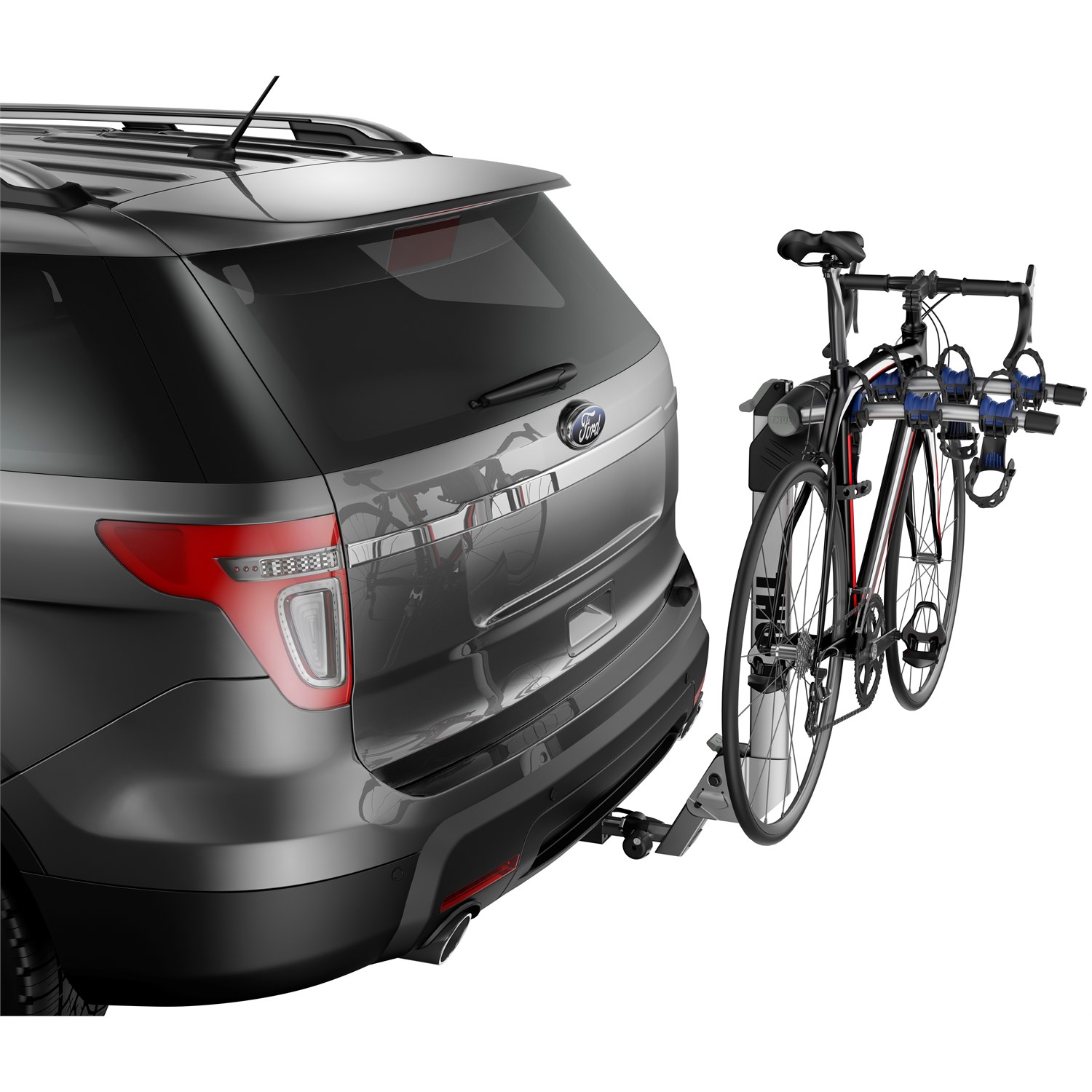 car trailer with bike rack