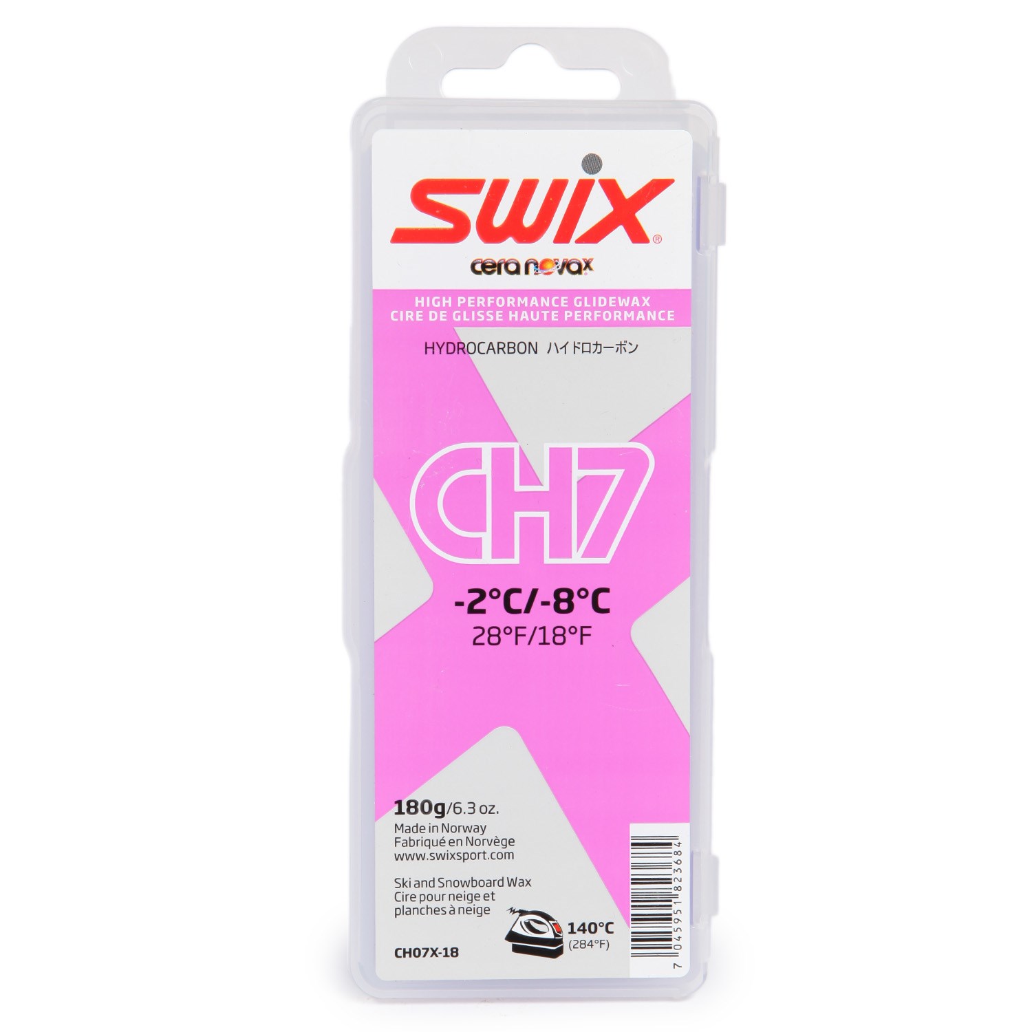 180g Purple Swix CH7 Wax -2°C/-8°C 