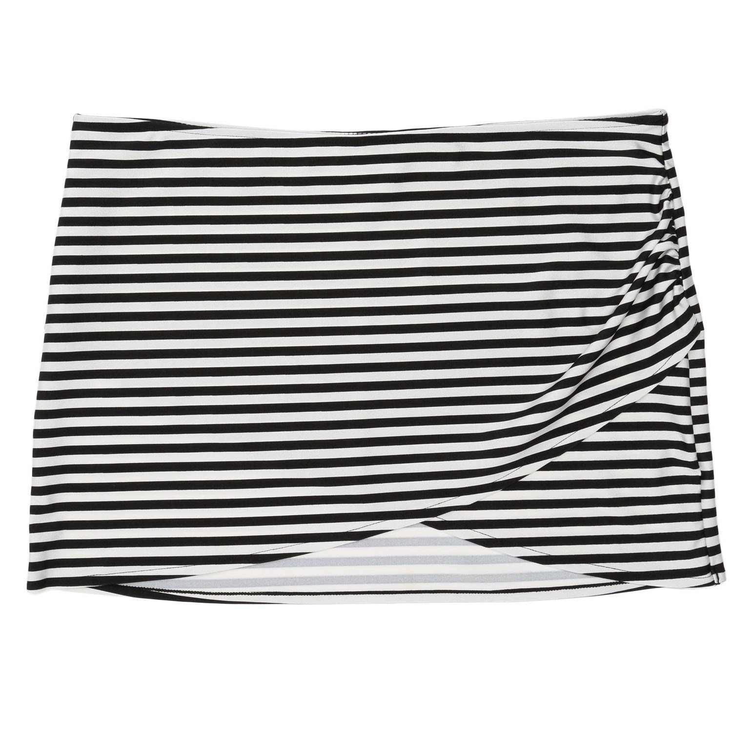 striped swim skirt