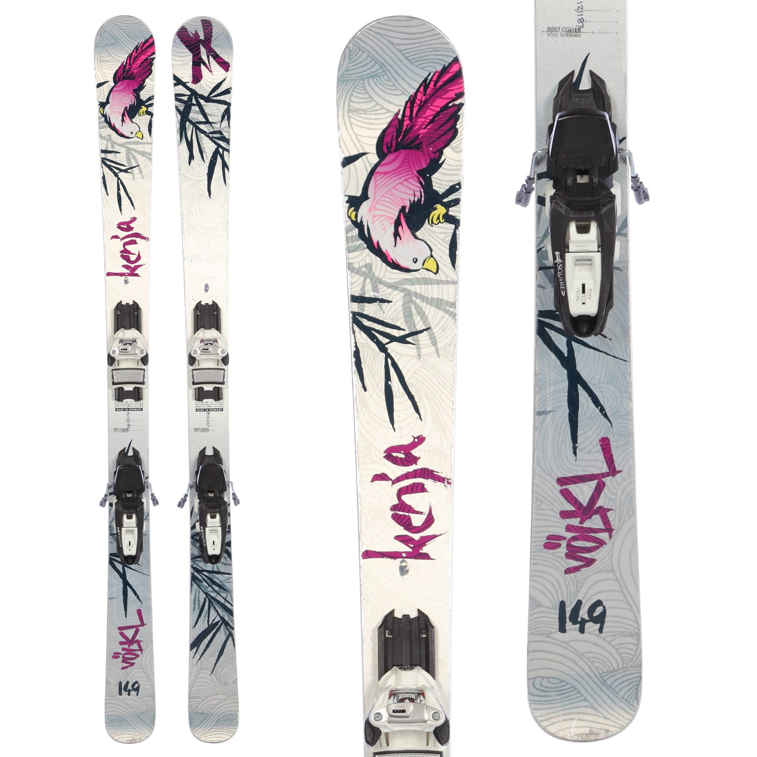 Volkl Kenja Skis + Marker Squire Demo Bindings - Used - Women's