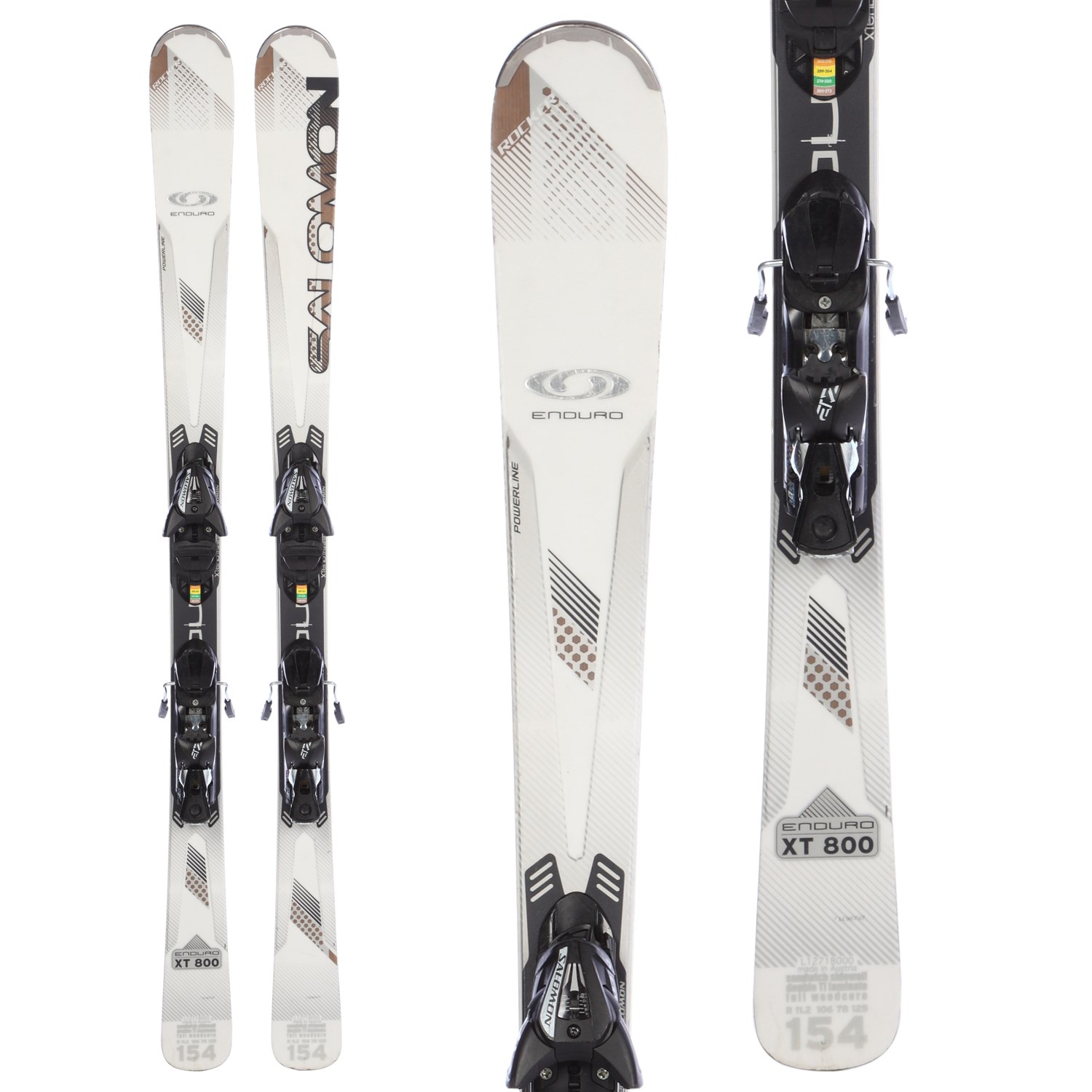Salomon Enduro XT 800 Skis + Z12 Demo Bindings - Used 2012 - Used