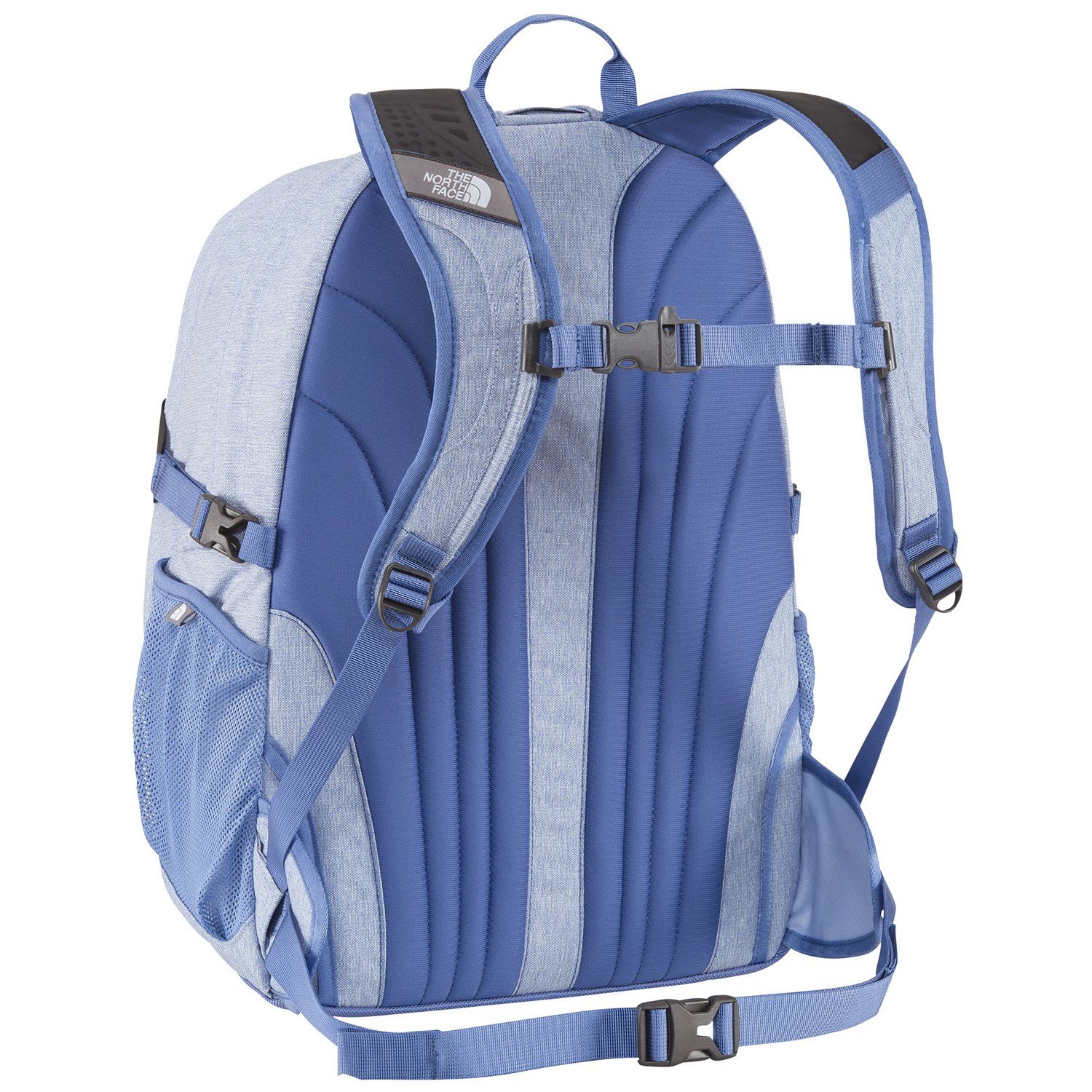 north face backpack light blue