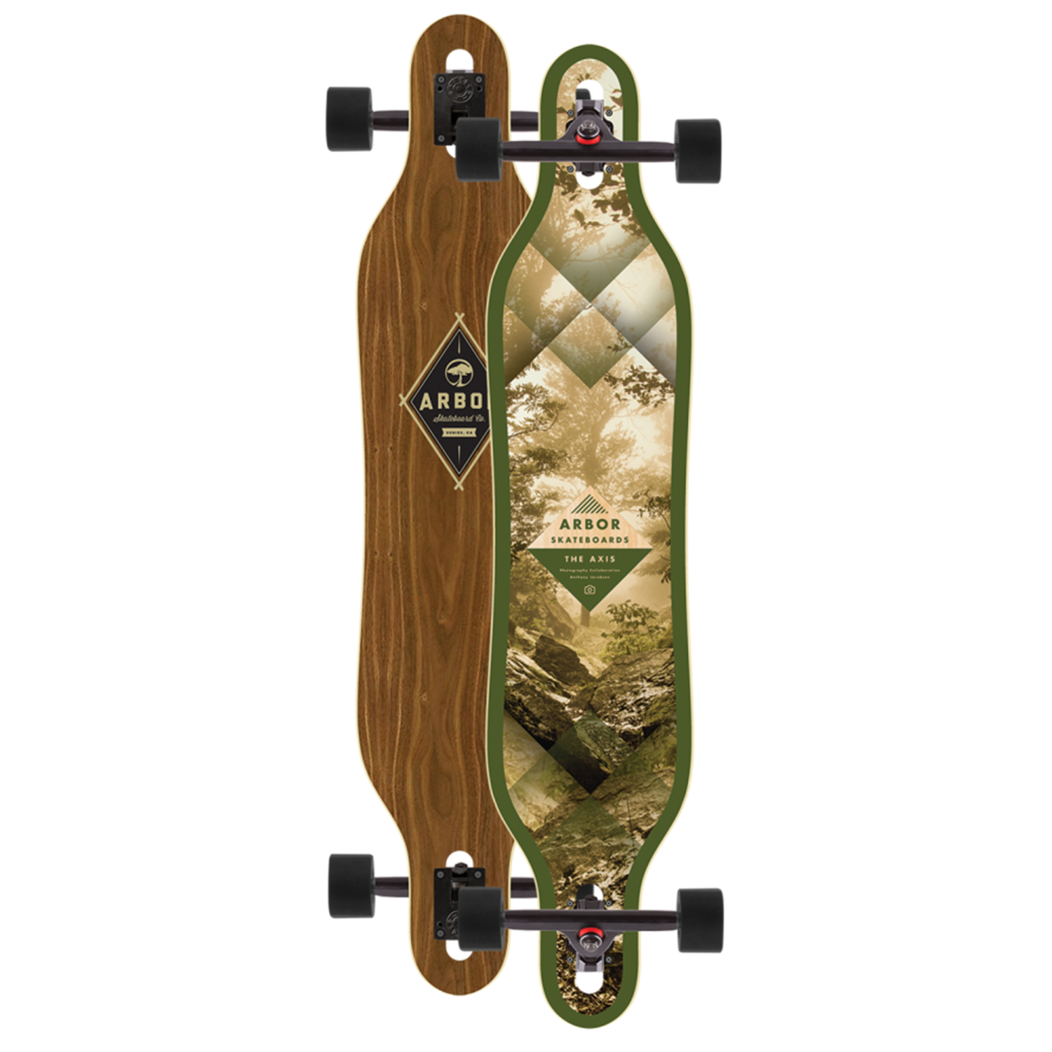 ARBOR AXIS 2015 Longboard skatebord 40 inch long BRAND NEW 