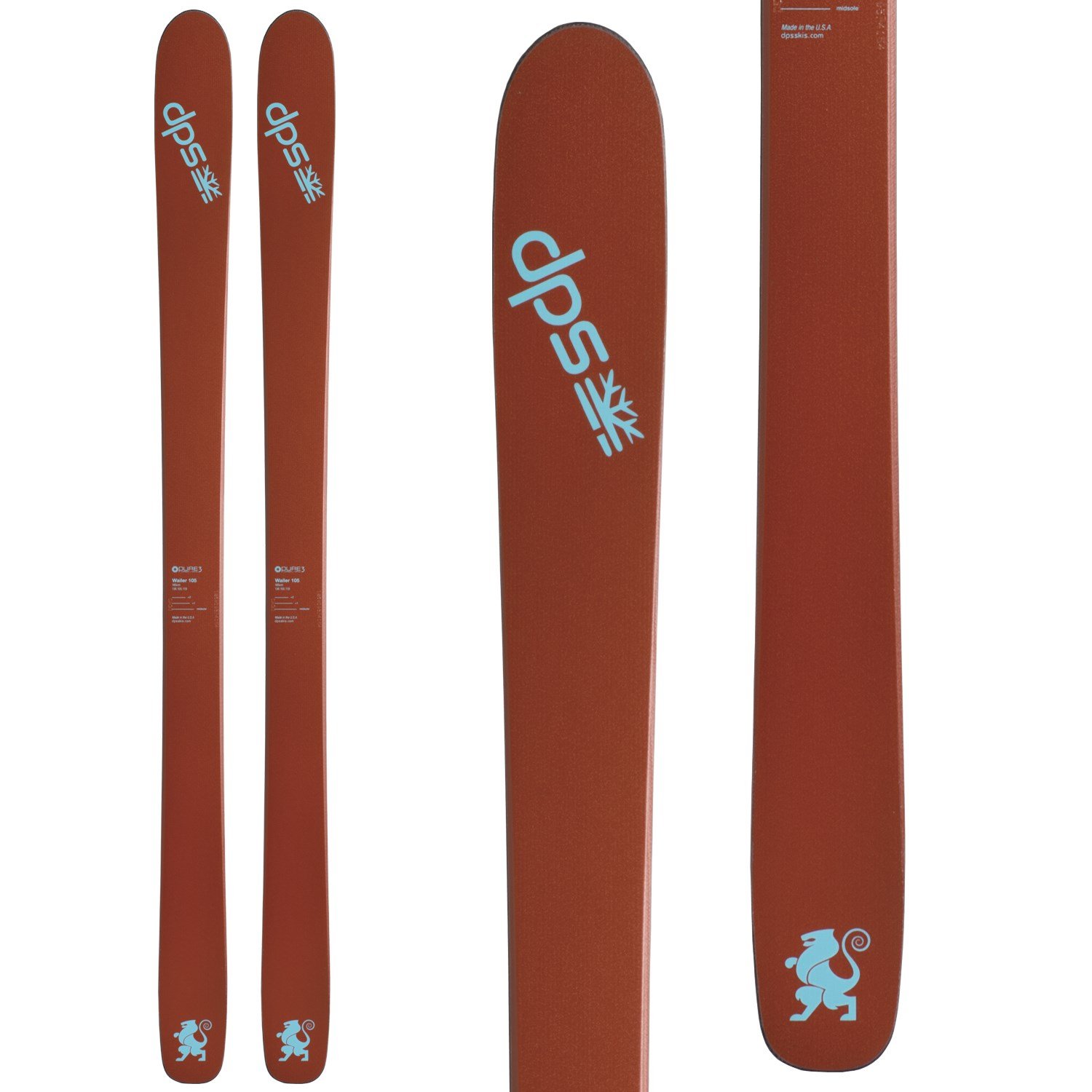 DPS Wailer 105 Pure3 Skis 2016 | evo