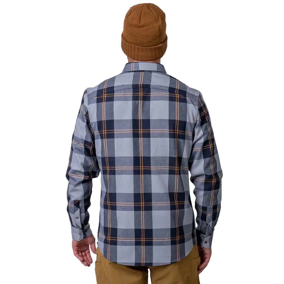 Flylow Handlebar Tech Flannel Men's Clothing Galaxy/Night Plaid : MD