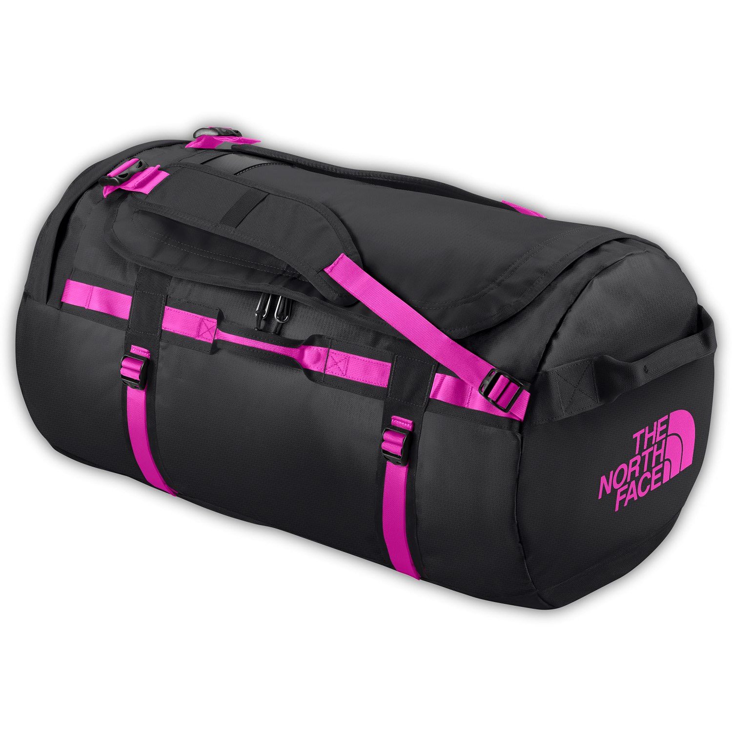 north face duffel bag pink