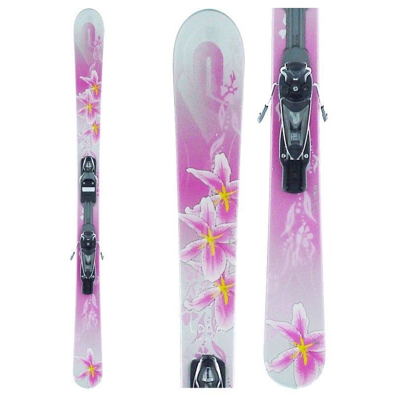 175cm k2 phat luv women's powder skis w rossignol K2 T9 Phat Luv 167cm Powder skis + Marker Contact Control SI Bindings