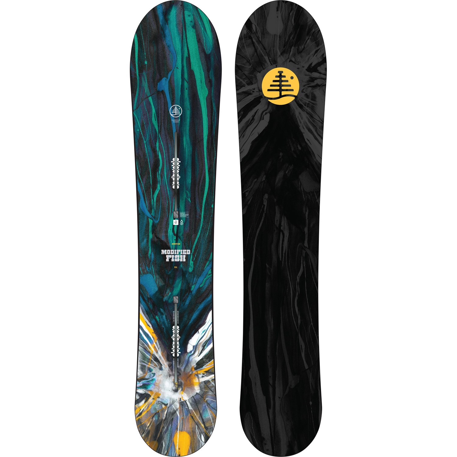 Burton Family Tree Mod Fish Snowboard 2016 | evo