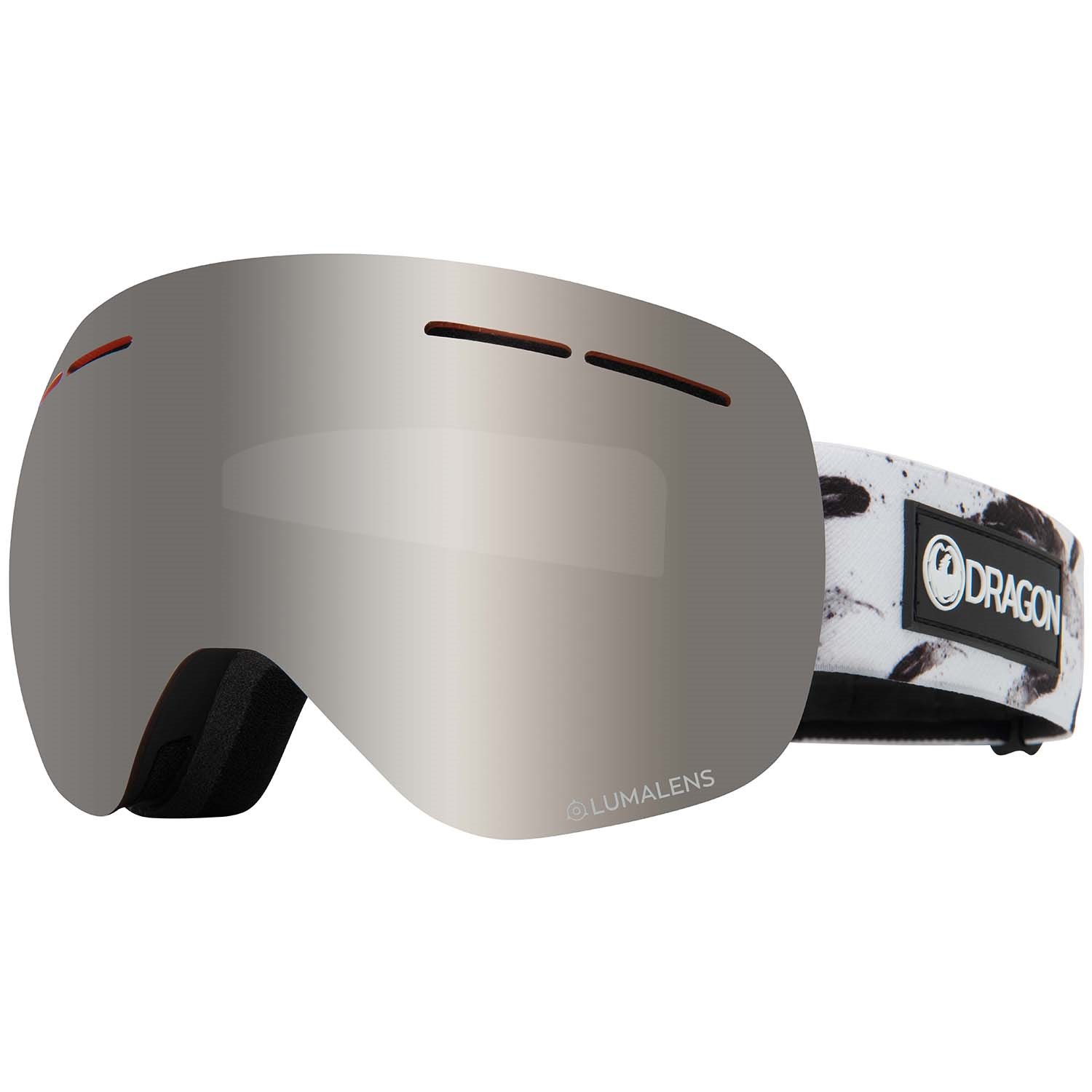 NEW Dragon X2S Goggles-Gigi Signature-Dark Smoke+Yellow Red-SAME DAY SHIPPING!