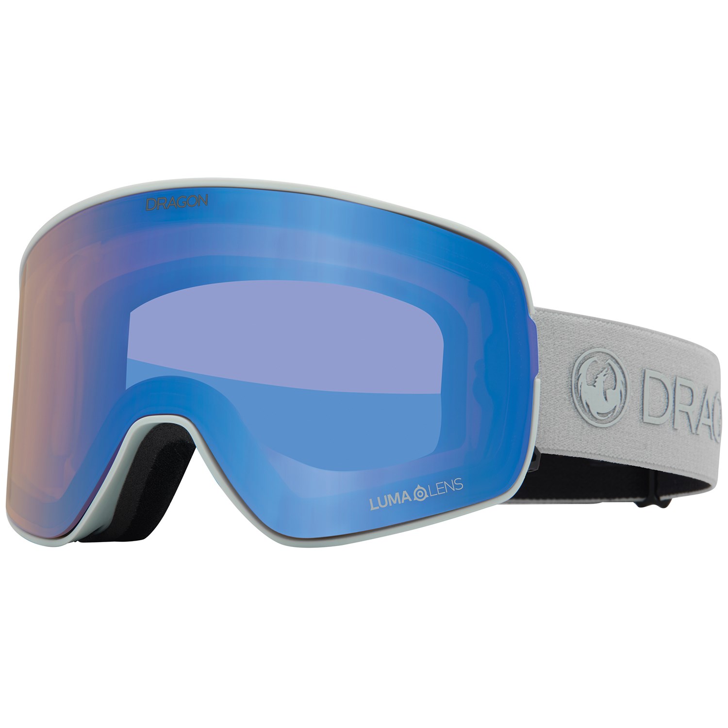 Dragon Ski Goggles NFX2 40458-107 Sharky Lumalens Blue Ionized & Spare Amber 