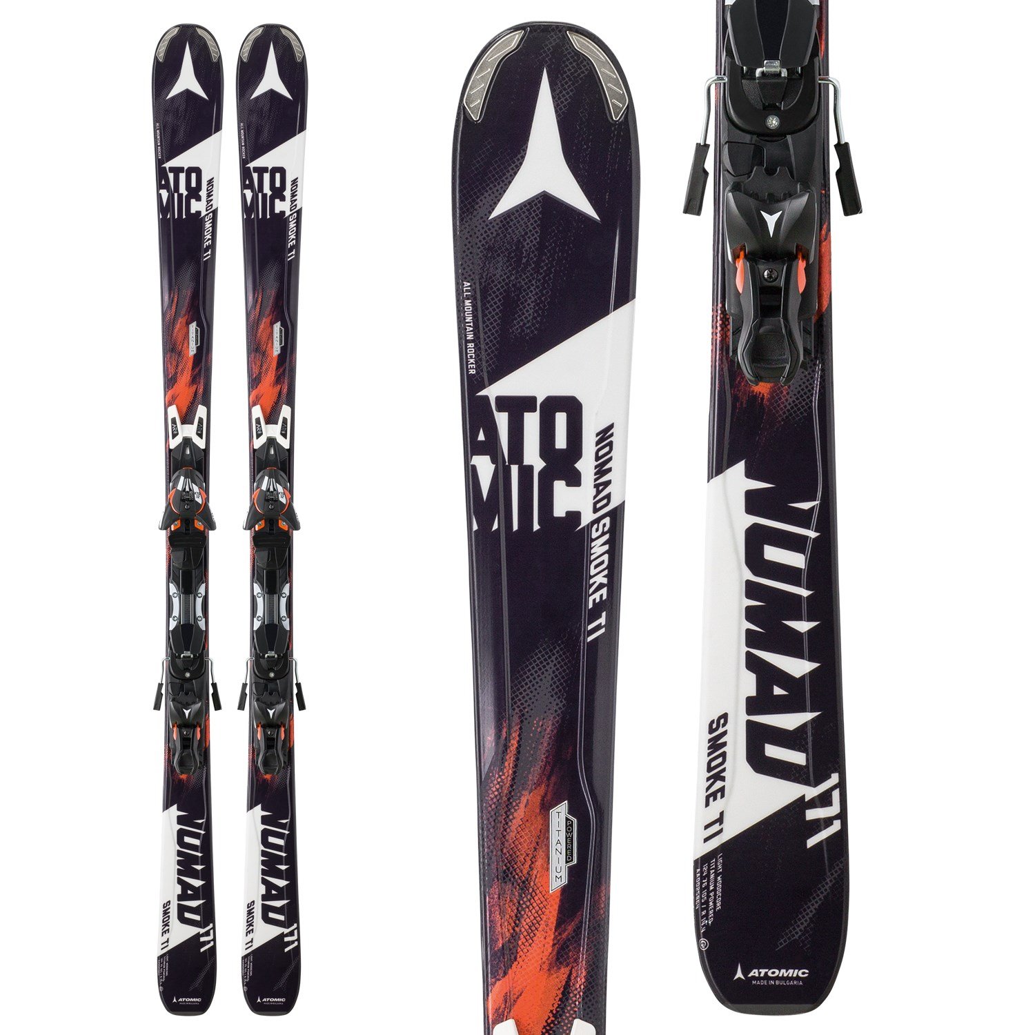 Atomic Nomad Smoke Ti Skis XTO 12 Skis Bindings 2016 evo