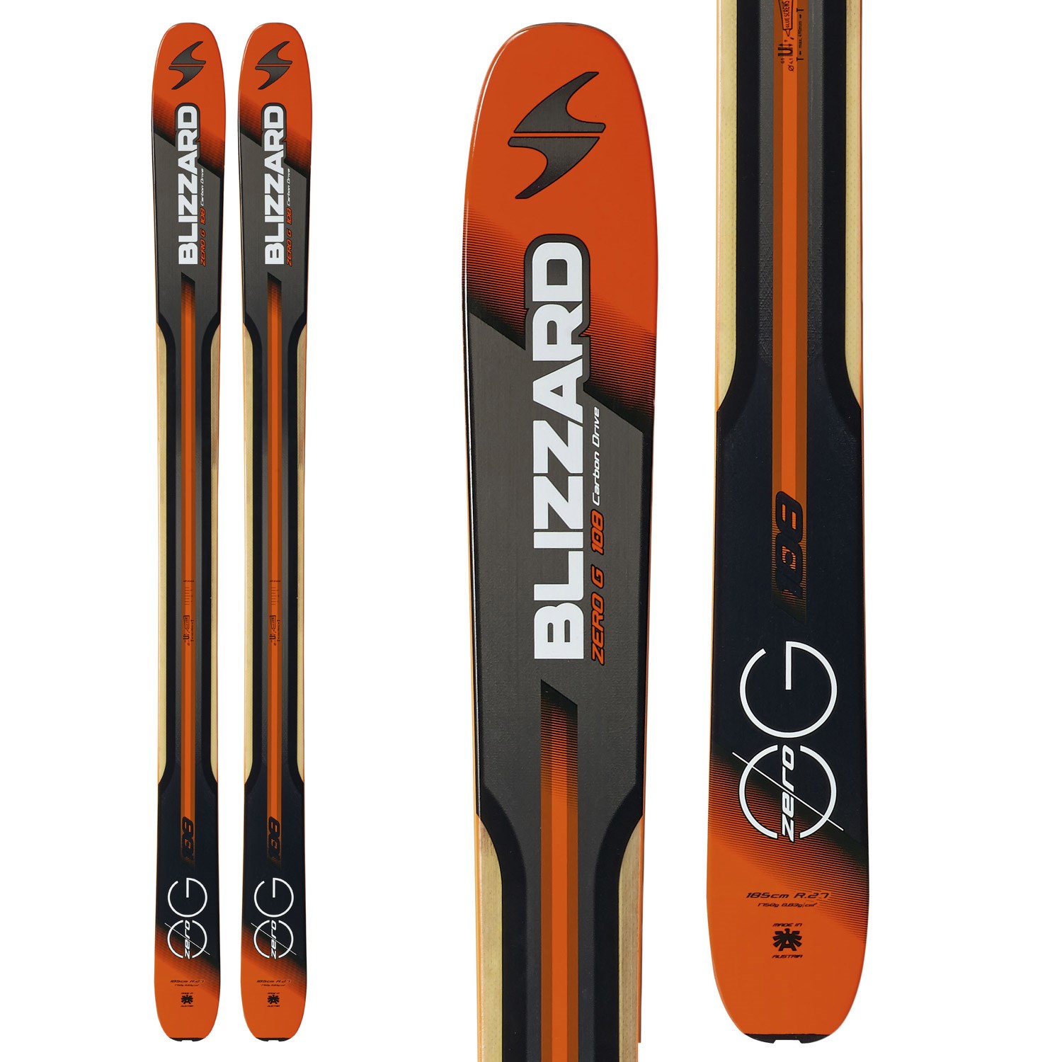 Blizzard Zero G 108 Skis 2016 | evo