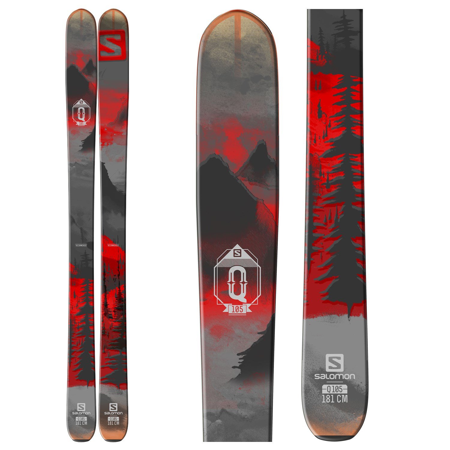 Salomon Q-105 Skis | evo