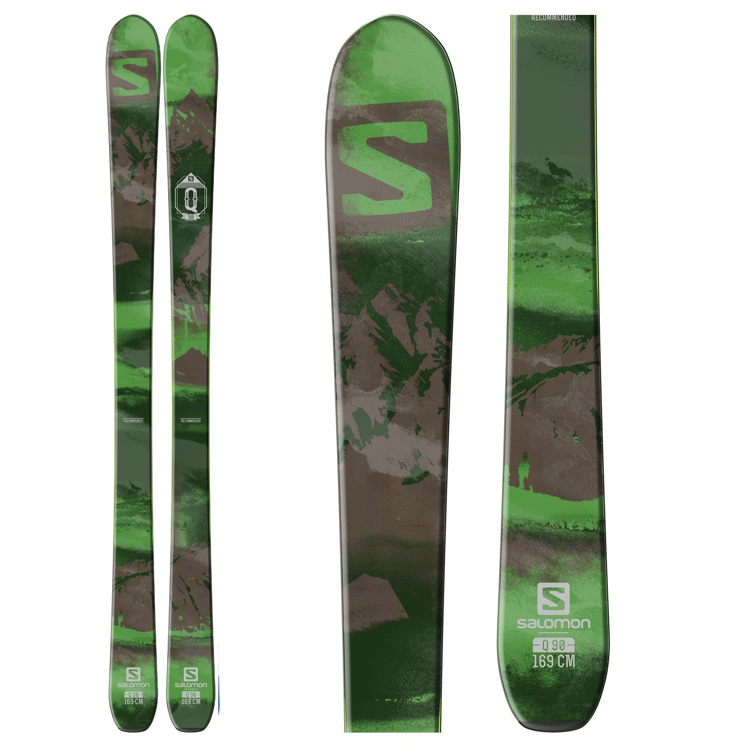 Post beha Zenuw Salomon Q-90 Skis 2016 | evo