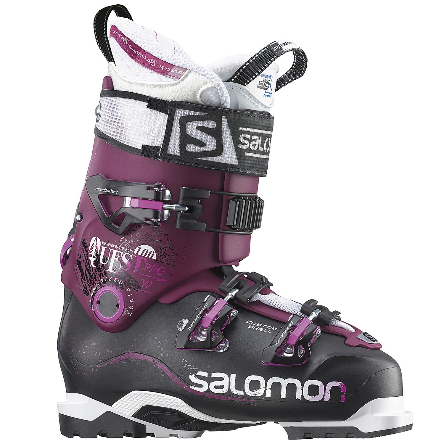 Ulejlighed prototype Banquet Salomon Quest Pro 100 Ski Boots - Women's 2016 | evo