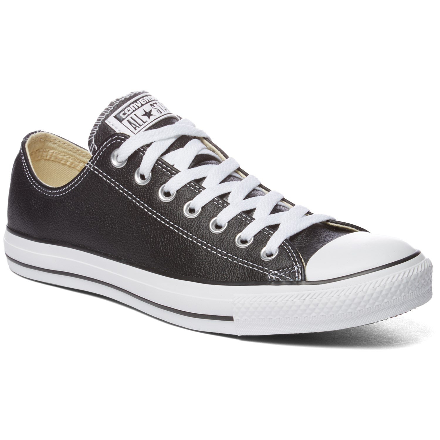 converse chuck taylor all star leather ox plimsolls