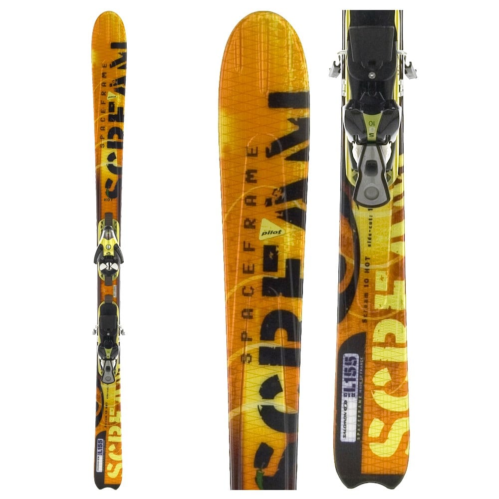 Gestreept morgen aluminium Salomon Scream 10 Hot Skis + Bindings - Used 2004 | evo