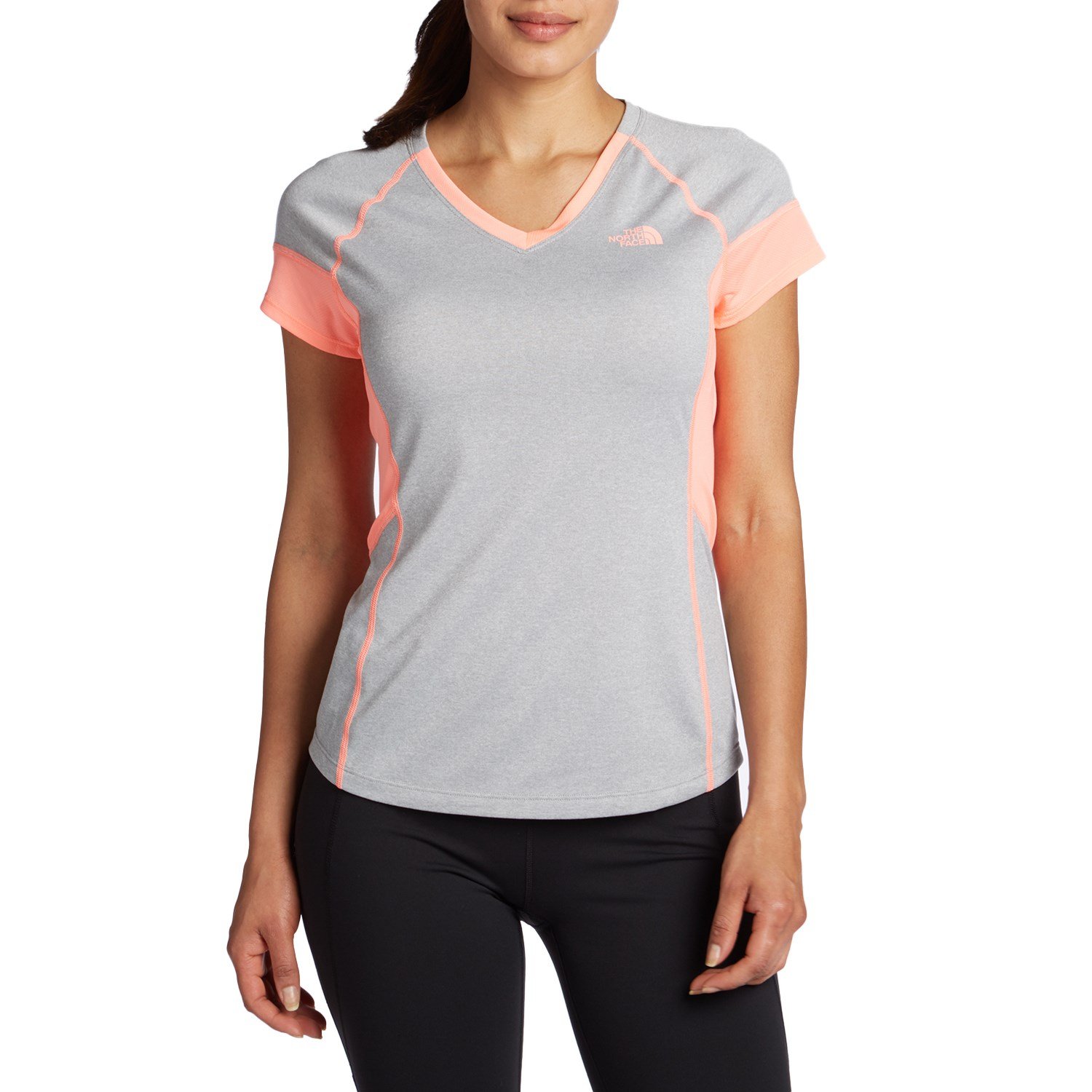 The north face women's v neck store t shirt