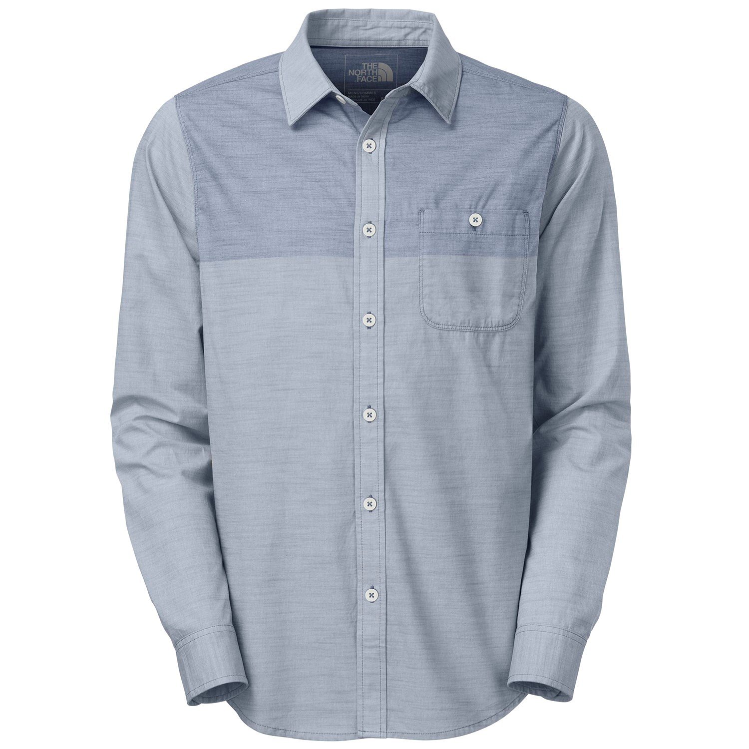 North face long cheap sleeve button down shirt